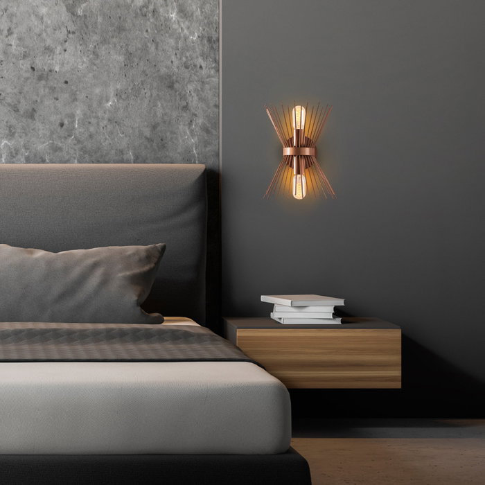 Opviq Lámpara de Pared GMN-000010 Cobre 23 x 16 x 33 cm IP20